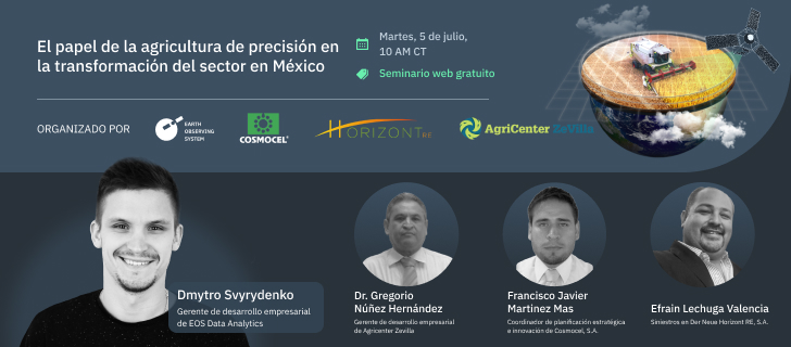 ponentes del seminario web gratuito organizado por EOS Data Analytics